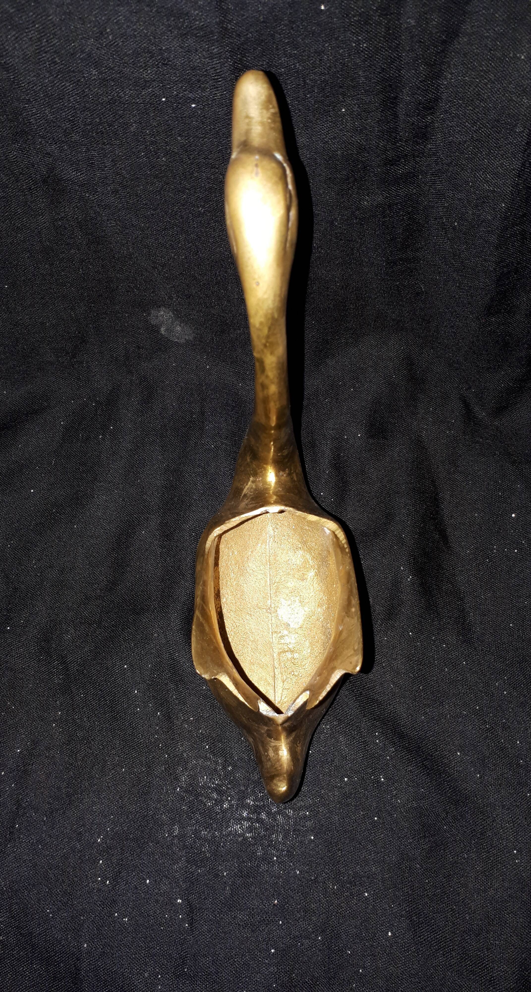 Bronze swan, vintage