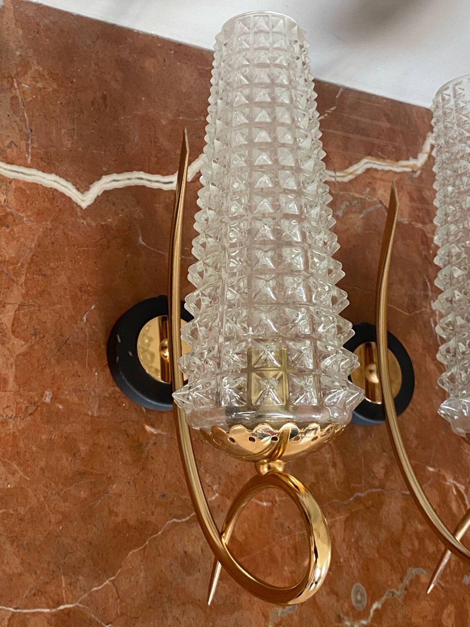 Pair of Arlus wall lights 1960