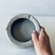 Stoneware ashtray signed Couturier