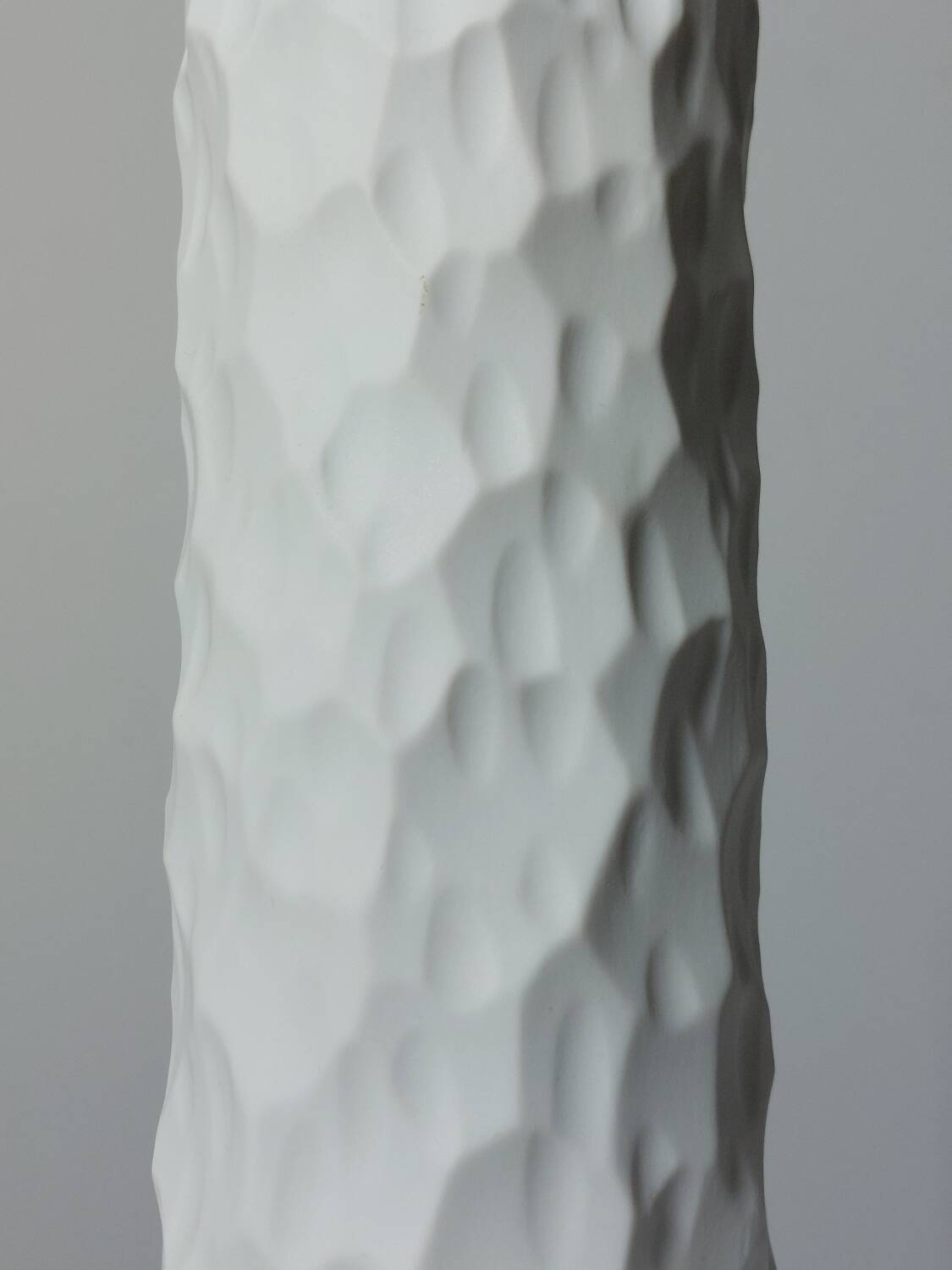 Vintage biscuit porcelaine structure vase Thomas Germany 1970s