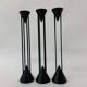 Set of 3 Post Modern candle sticks , 1980's