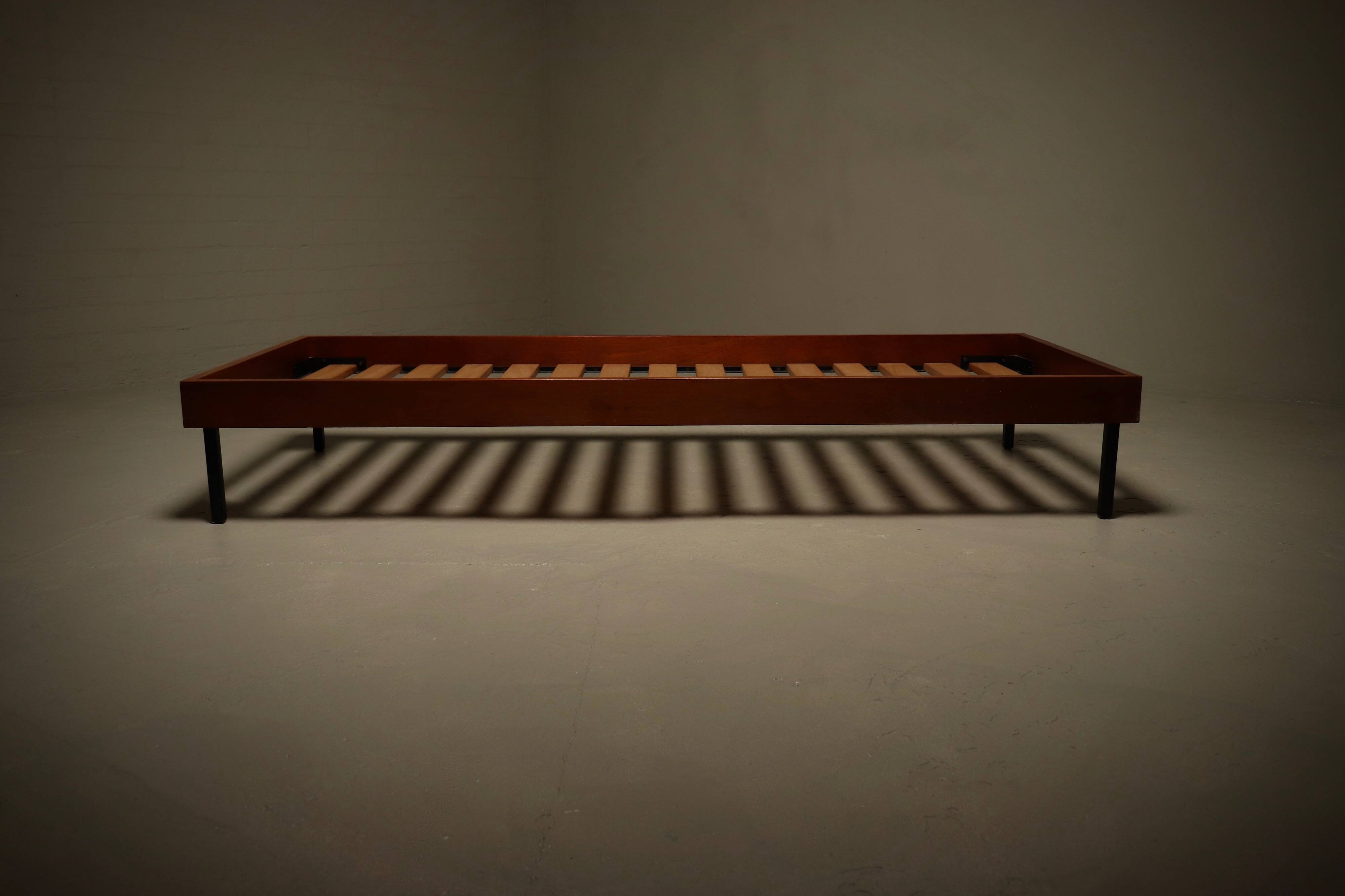 Mid-century minimalist teak daybed 1950s