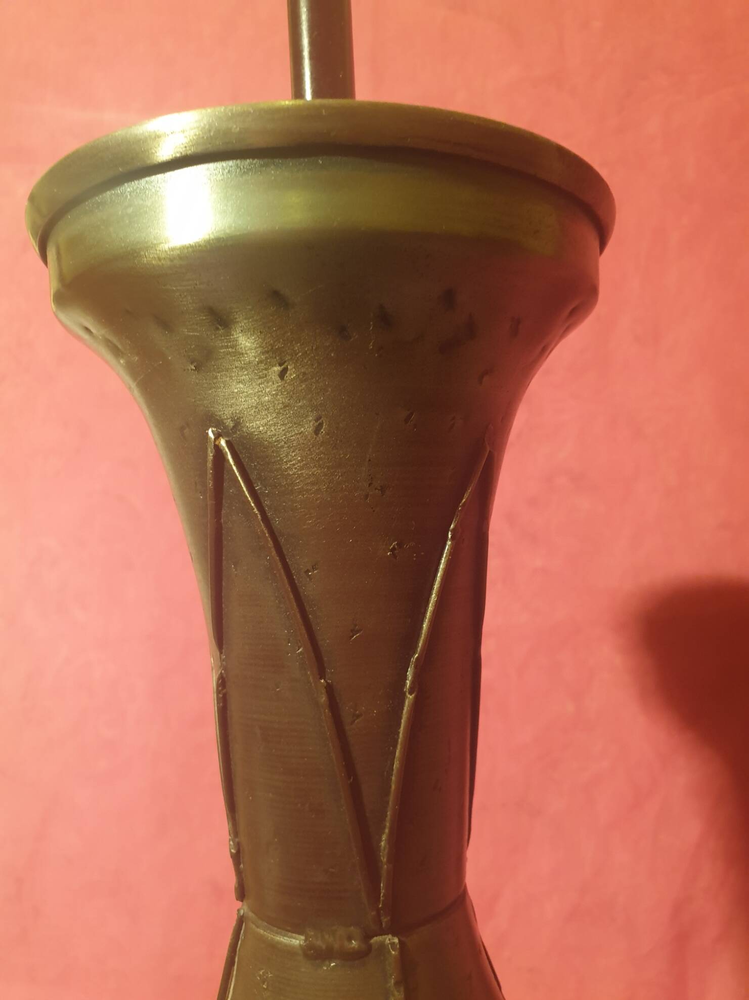 Large designer metal living room lamp