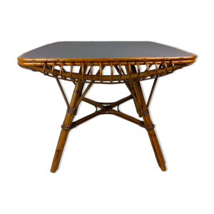 Table vintage bambou
