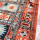 Vintage silk and cotton rug - 142 x 84cm