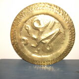 Oriental copper tray