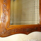 Dressing table and mirror in Walnut around 1880