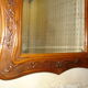 Dressing table and mirror in walnut, circa 1880