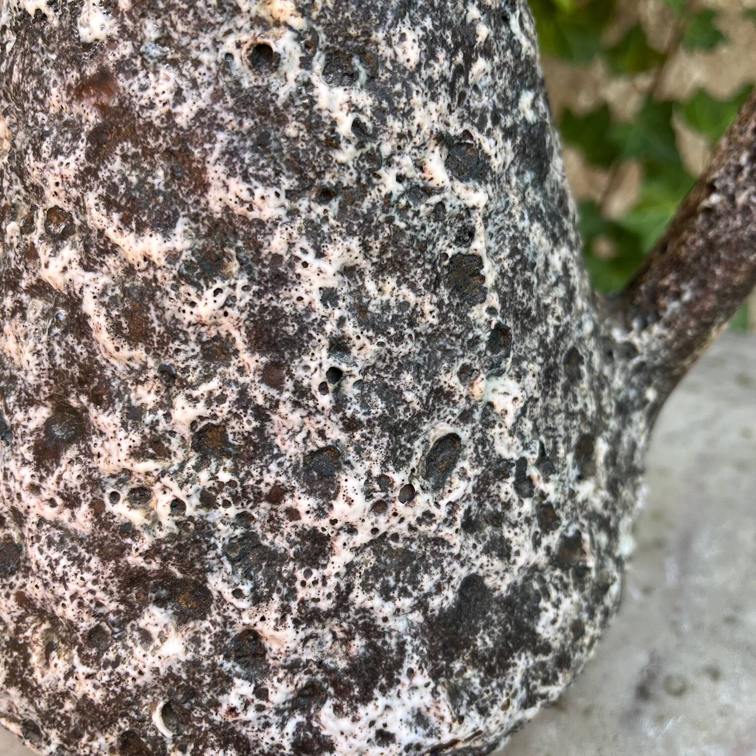 Vase fat lava par Alain Rufas Vallauris 1960’s