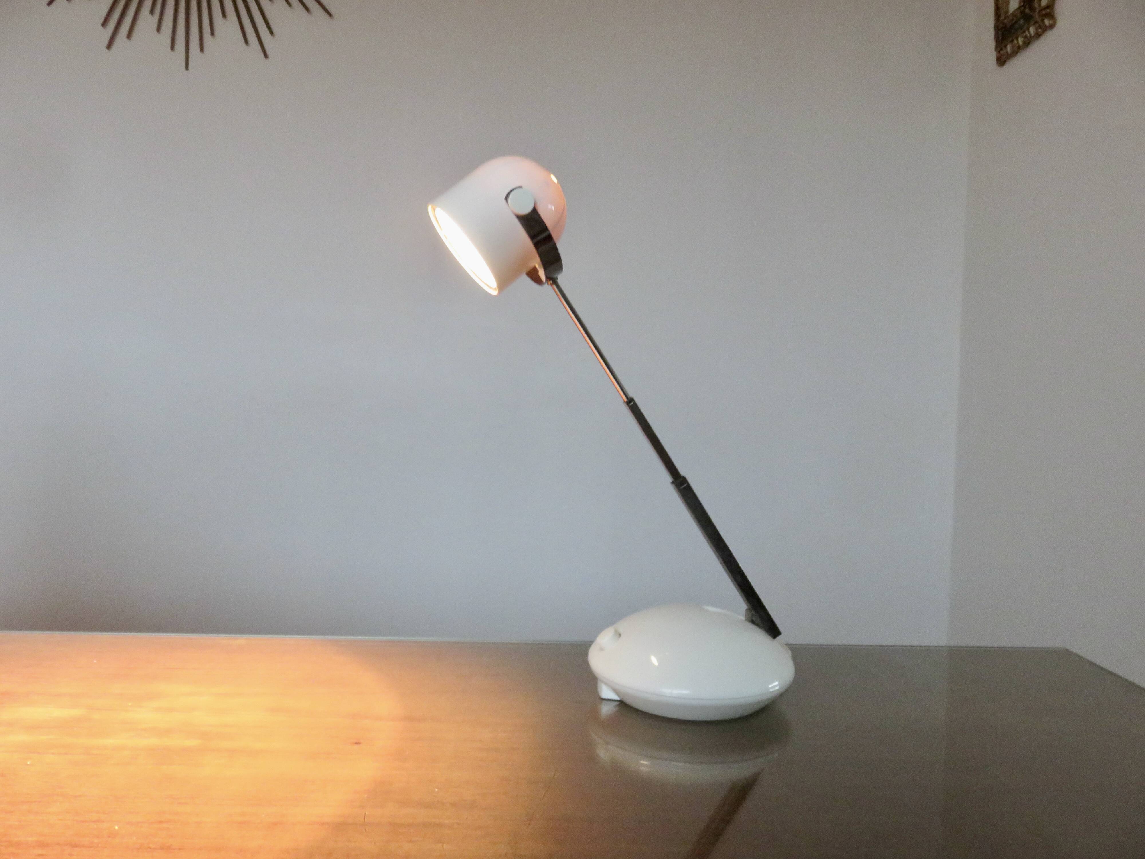 Paire de lampes space age télescopiques 1970
