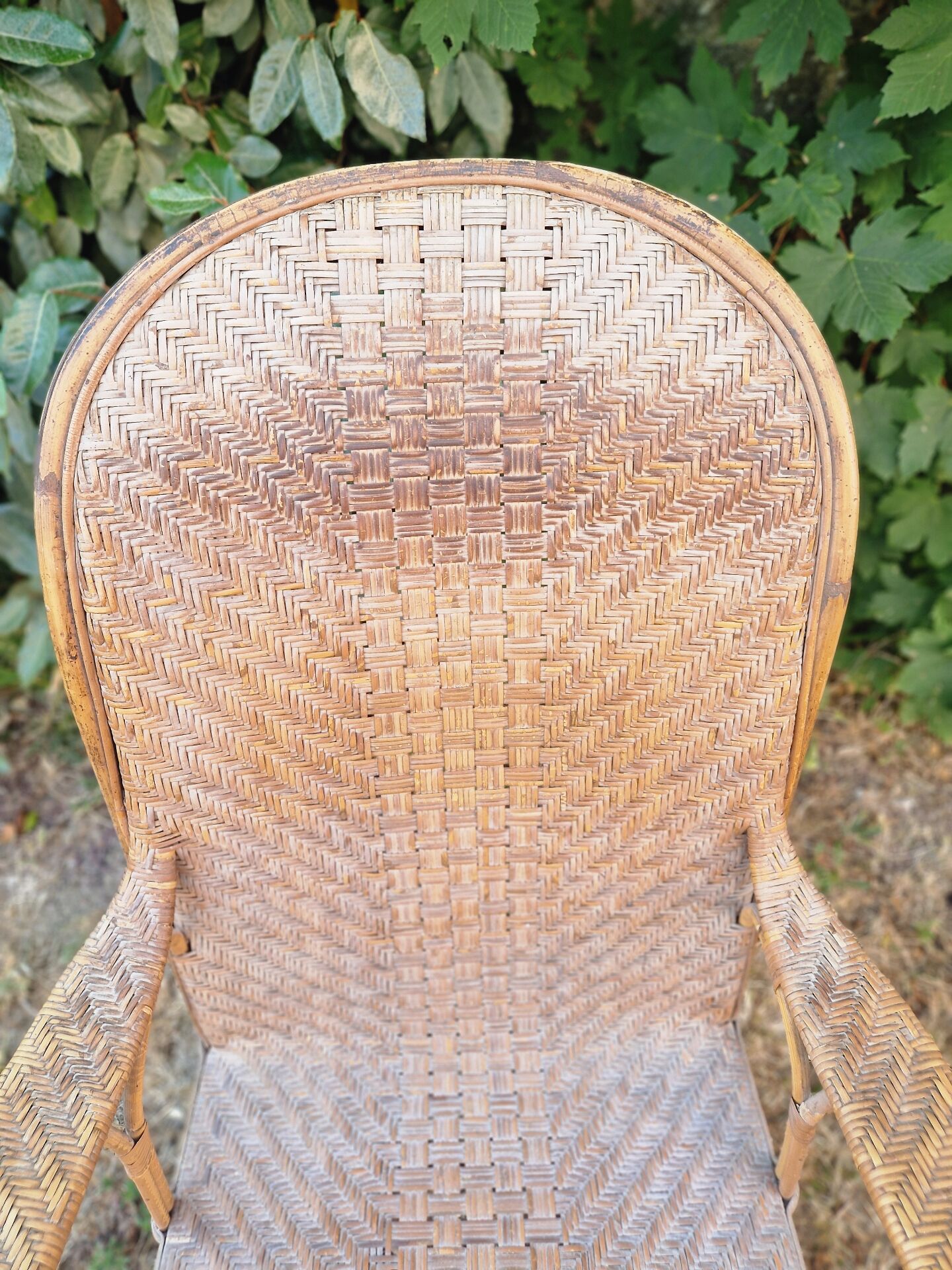 Art Deco Riviera rattan armchair