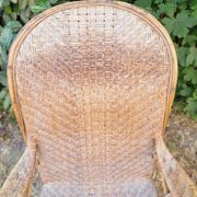 Art Deco Riviera rattan armchair