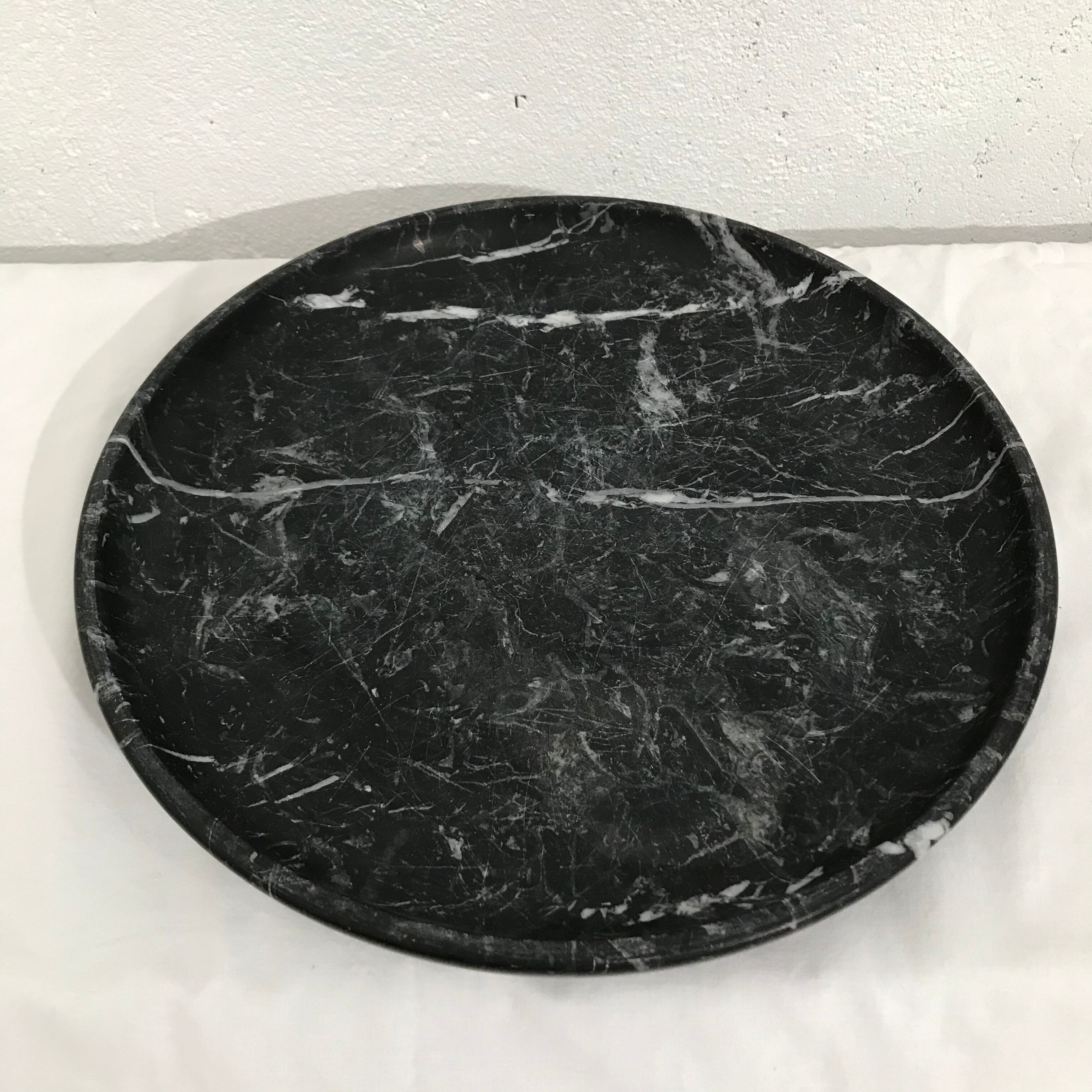 Black marble table center 1970