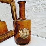 Amber glass carafe