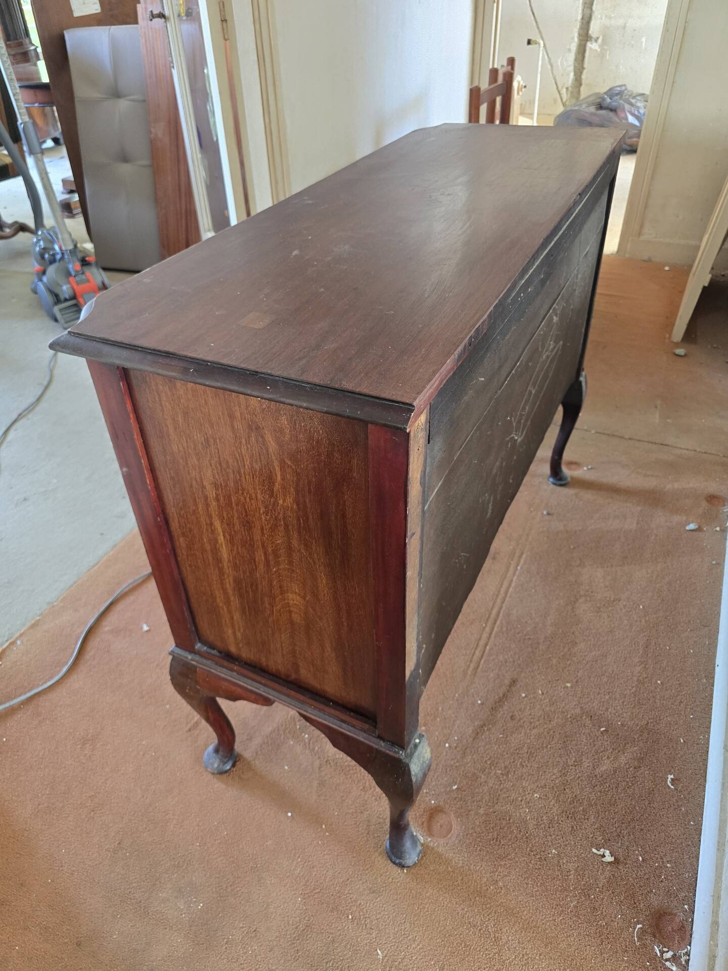 Old wooden sideboard