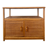 Bamboo and rattan sideboard, 1980s