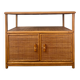 Buffet en bambou et rotin, années 80
