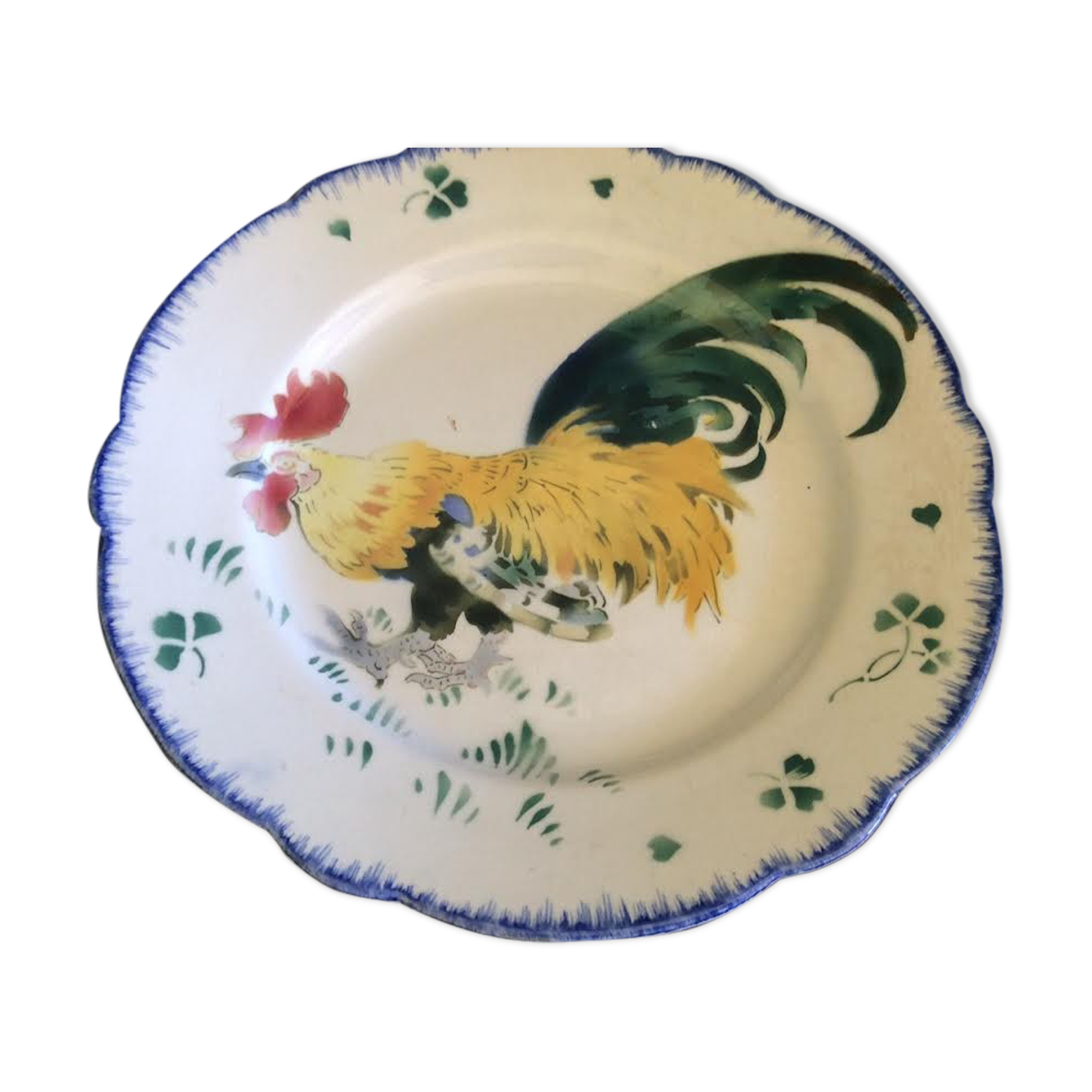 Plate Coq de Luneville