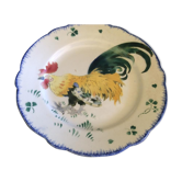 Assiette Coq de Luneville