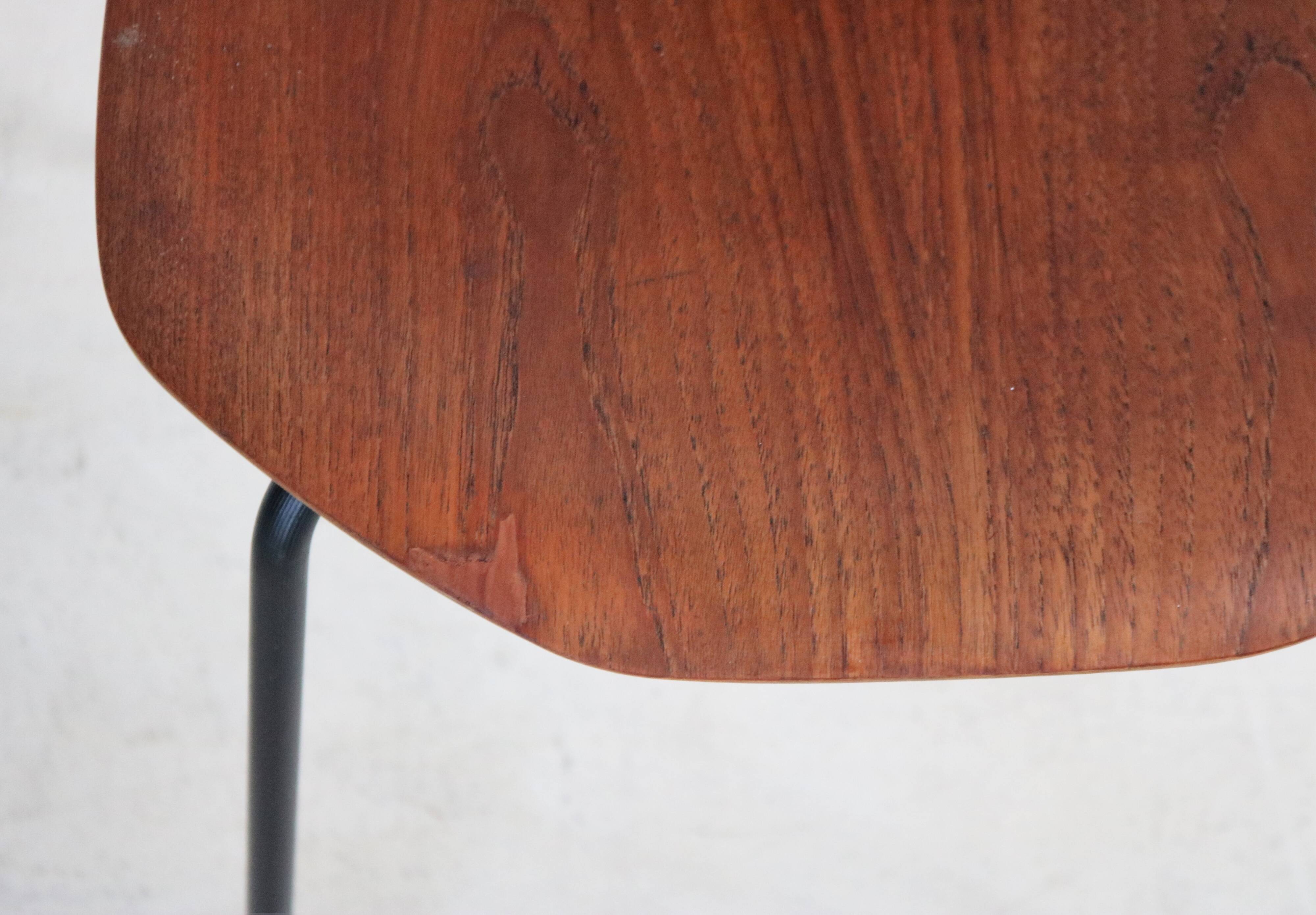 Set of 6 dining chairs model 3103 by Arne Jacobsen