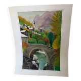 Landscape drawing