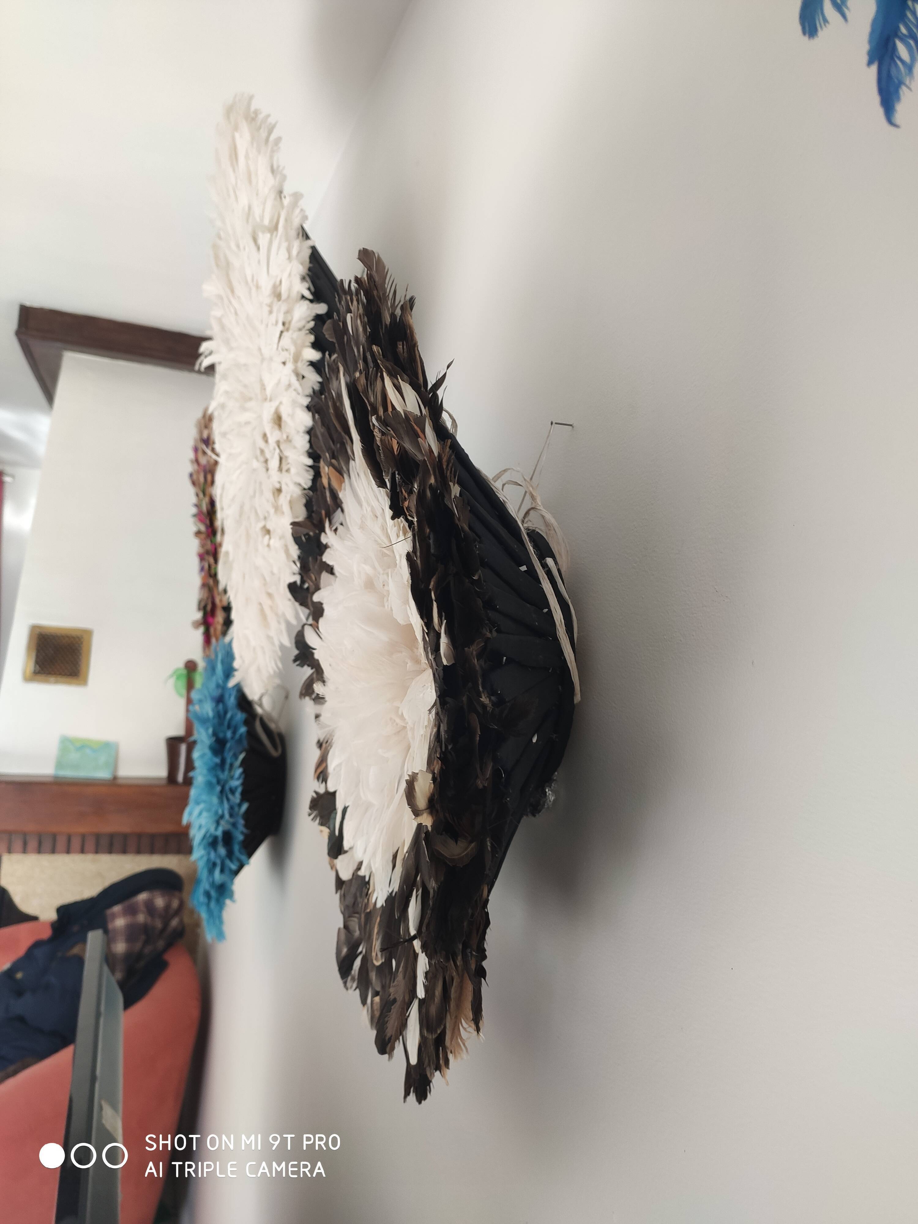 Juju hat white and brown 50cm