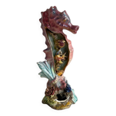 Lampe céramique hippocampe