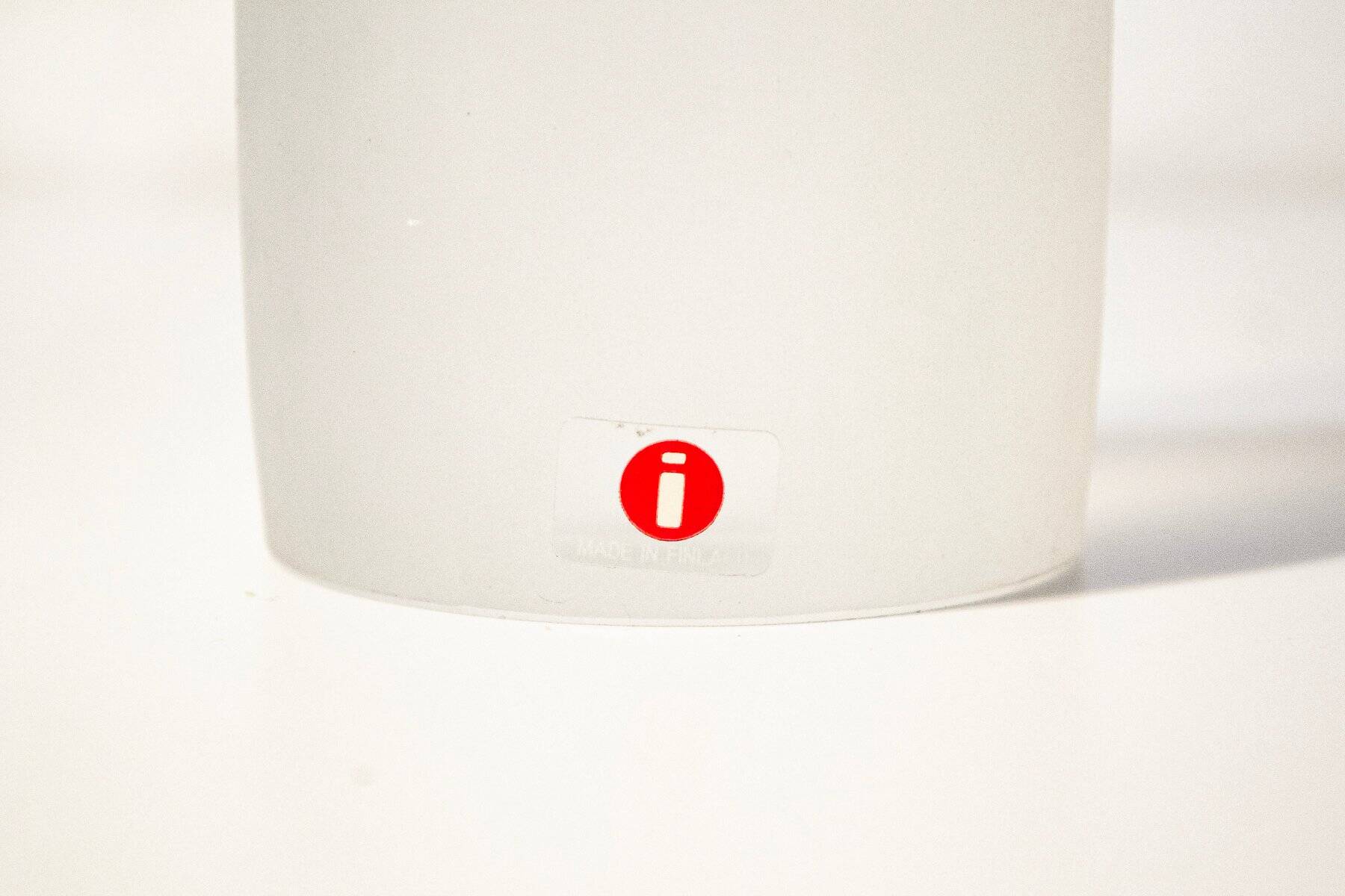 Marcel candle holder in glass by Timo Sarpaneva for Iittala, 1994