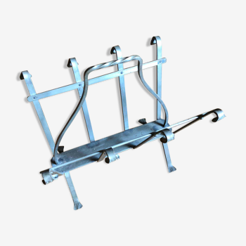 Wrought iron magazine holders