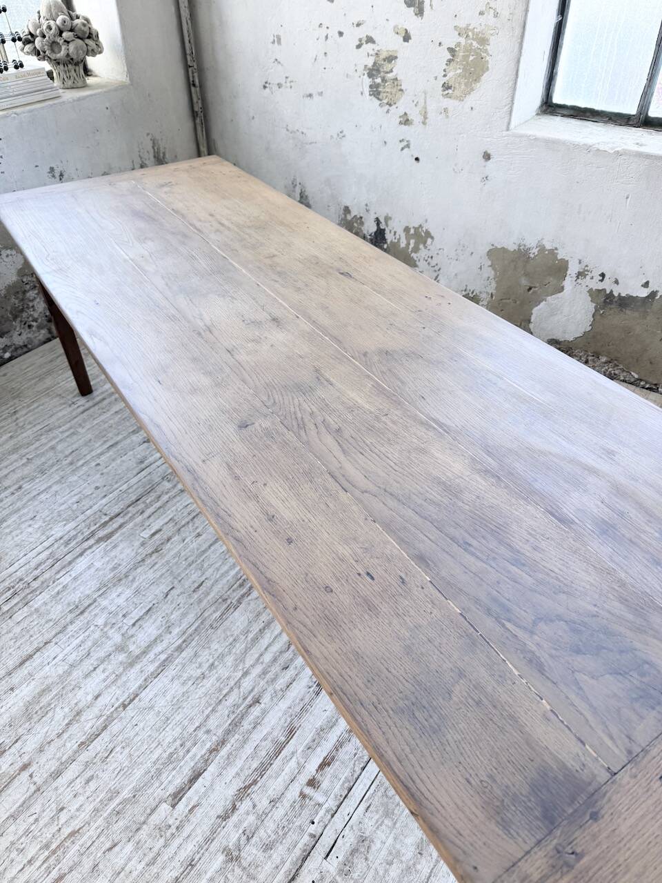 XL oak farmhouse table 1950 235cm