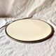 Antique ceramic trivet - floral decoration