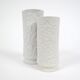Pair of white vases in porcelain by Royal Bavaria, 1960s
