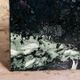 Emerald green marble "eye" coffee table, Roche Bobois, France, 1970s