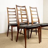 Set of 4 Danish Liz chairs in rosewood by Niels Kofoed, 1960s.