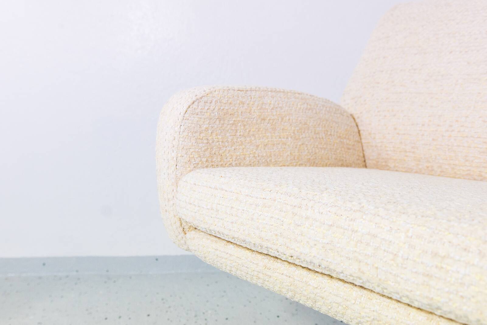 Vintage yellow Armchairs, Germany, 1970s, Set Of 2