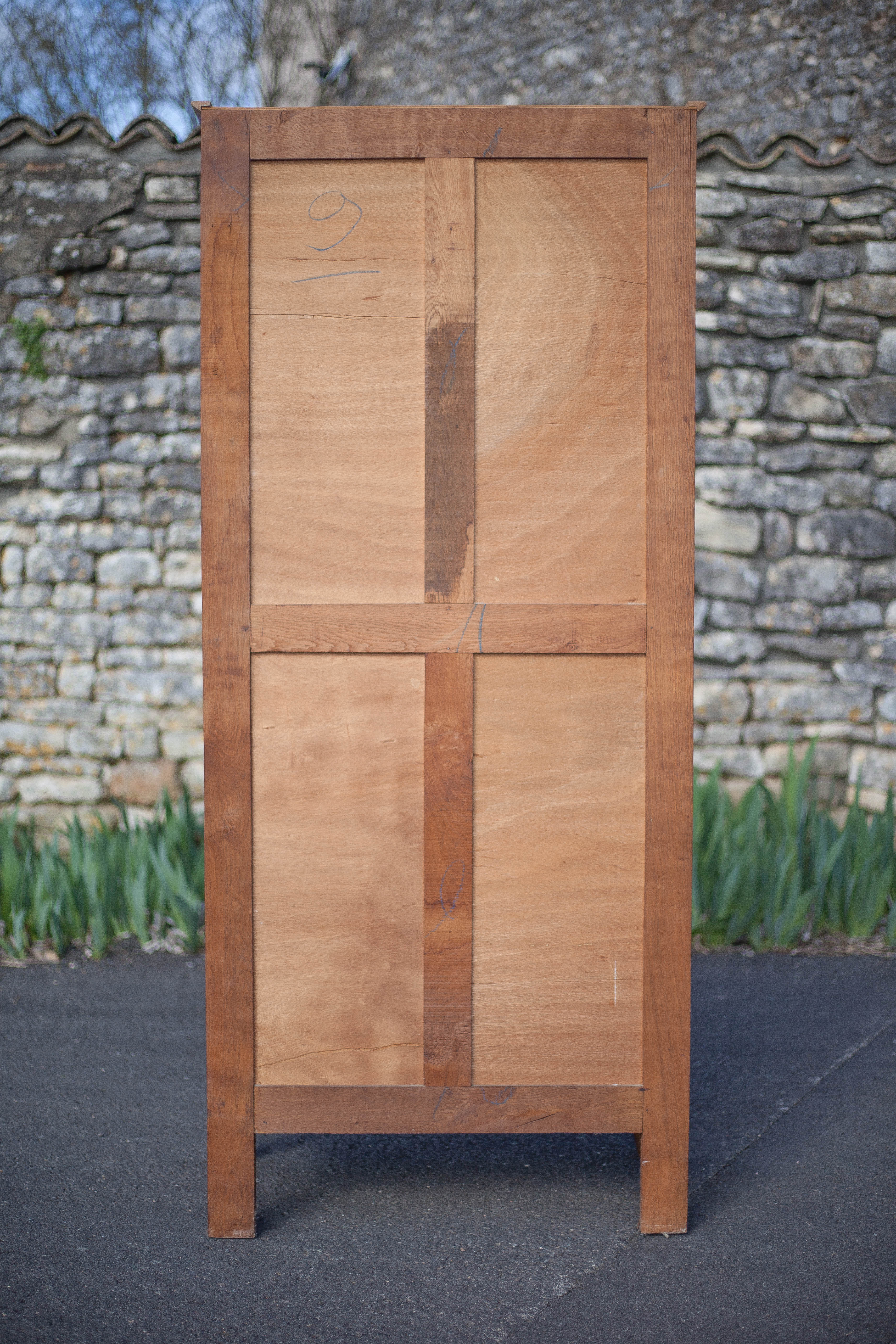 Hosiery, glazed school cabinet