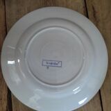 Plate porcelain star