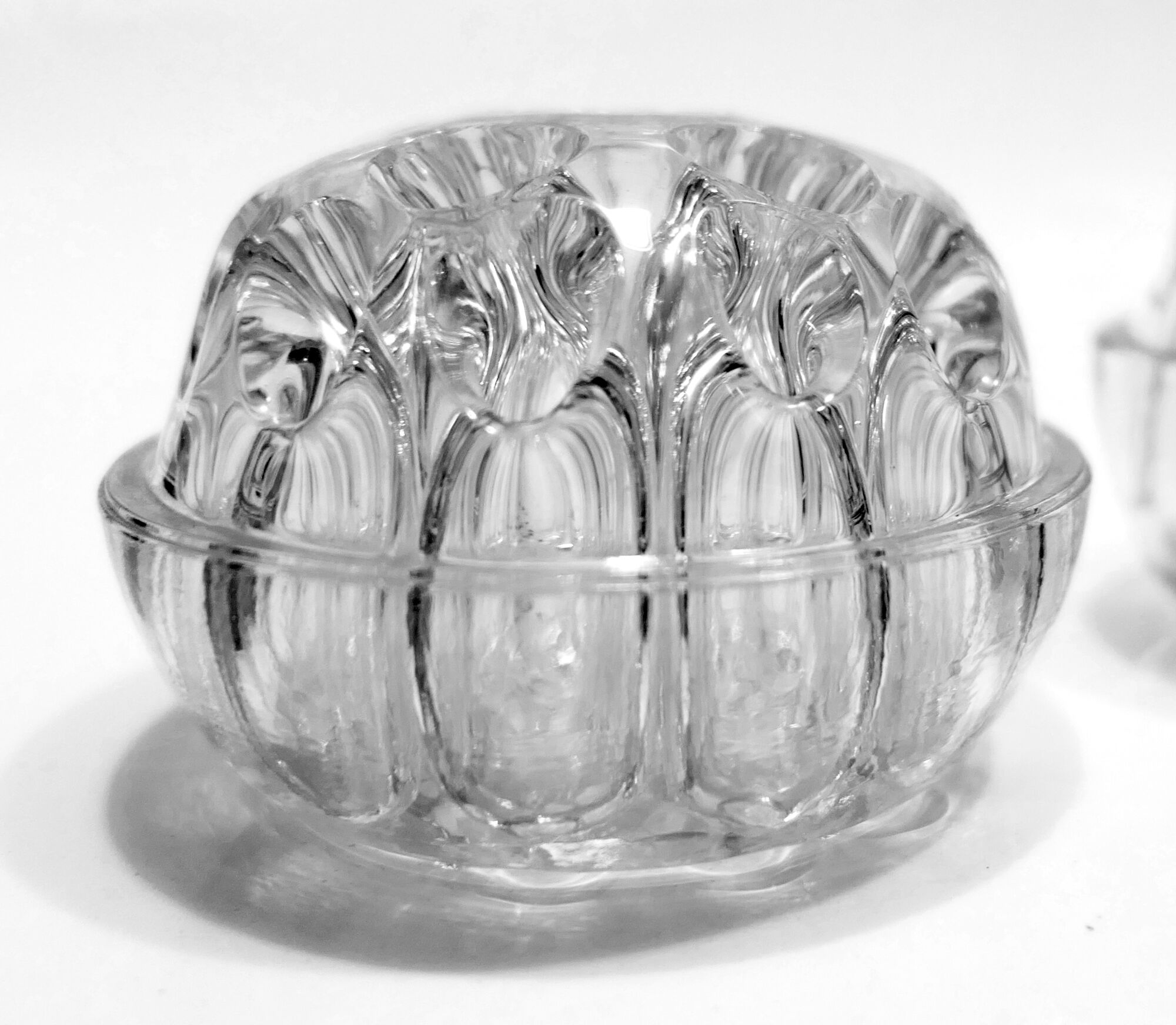 Three Glass Flower Picnics by VMC Reims 60s-70s