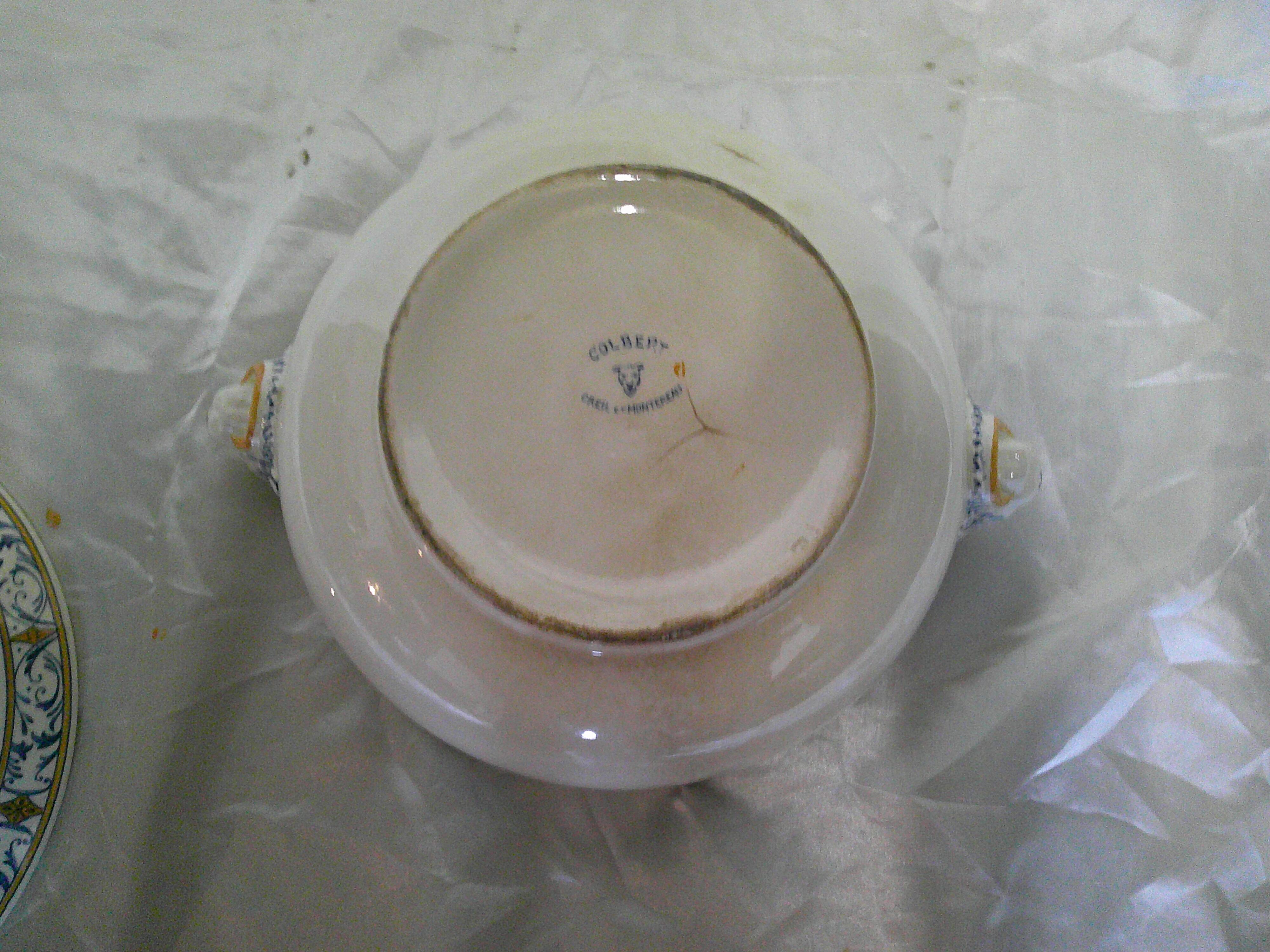 Creil and Montereau Colbert model soup tureen