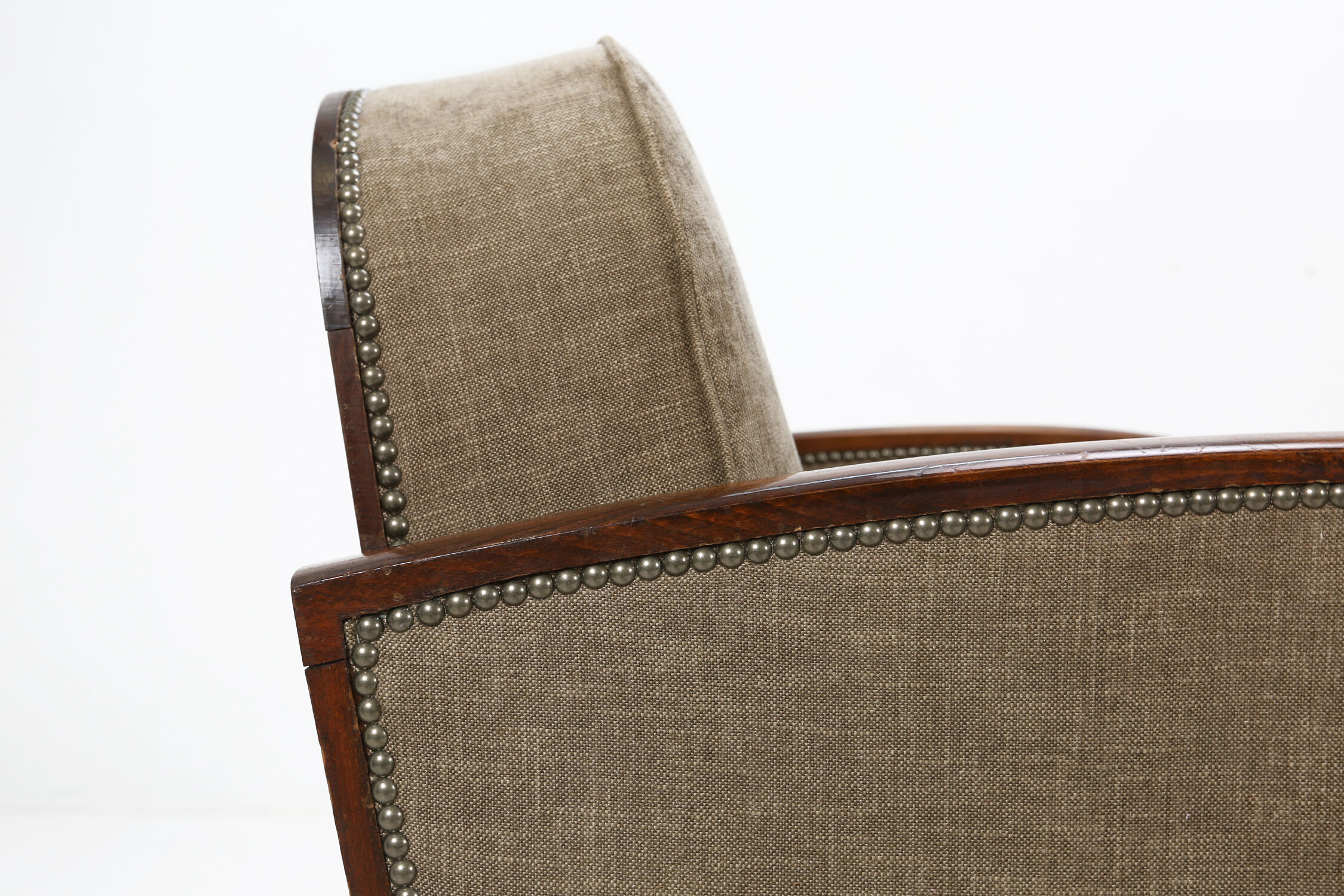 Set of two art deco armchairs