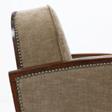 Set of two art deco armchairs