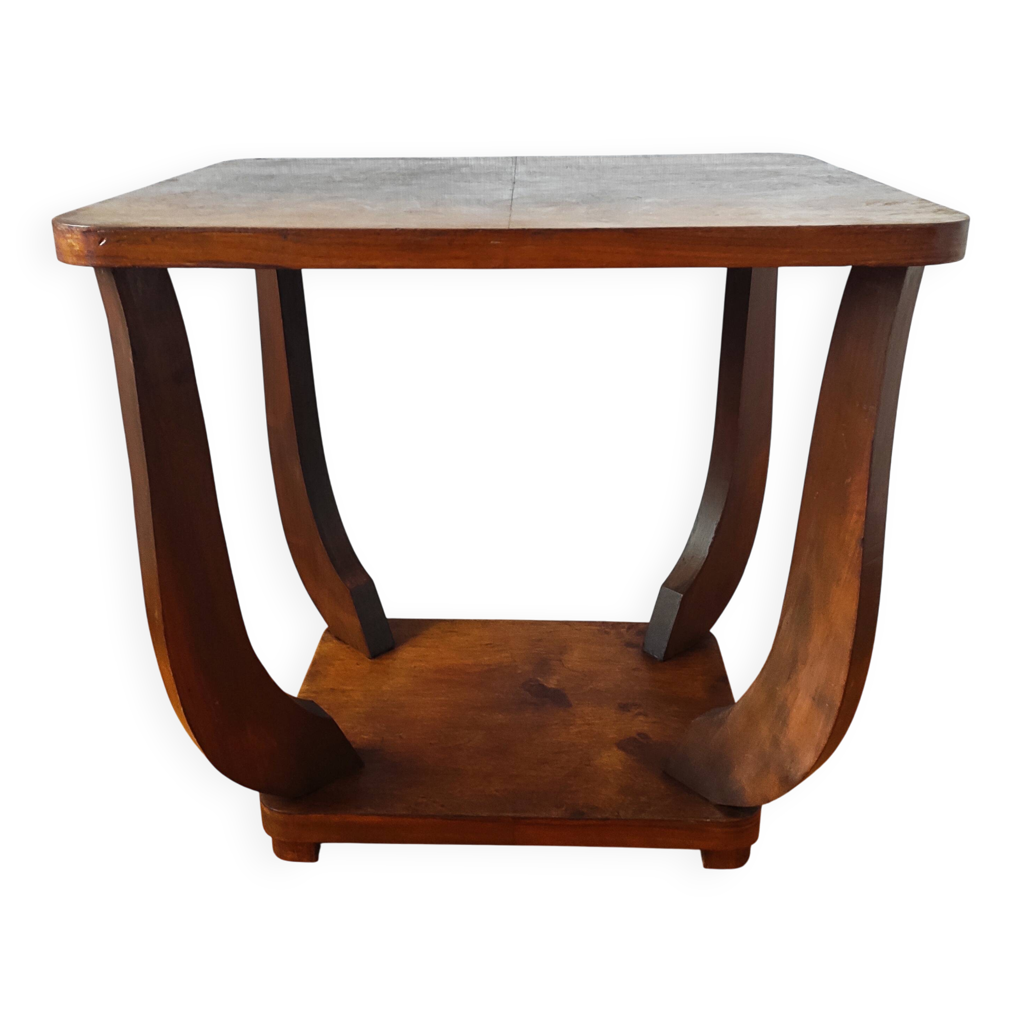 Art Deco wooden side table, circa 1940
