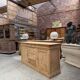 Enfilade in solid raw oak from the 19th century.