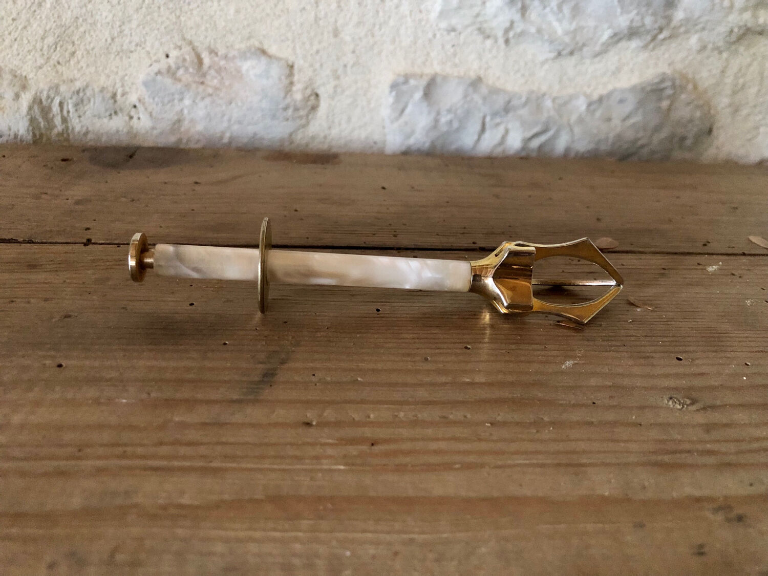 Sugar or ice tongs in their case