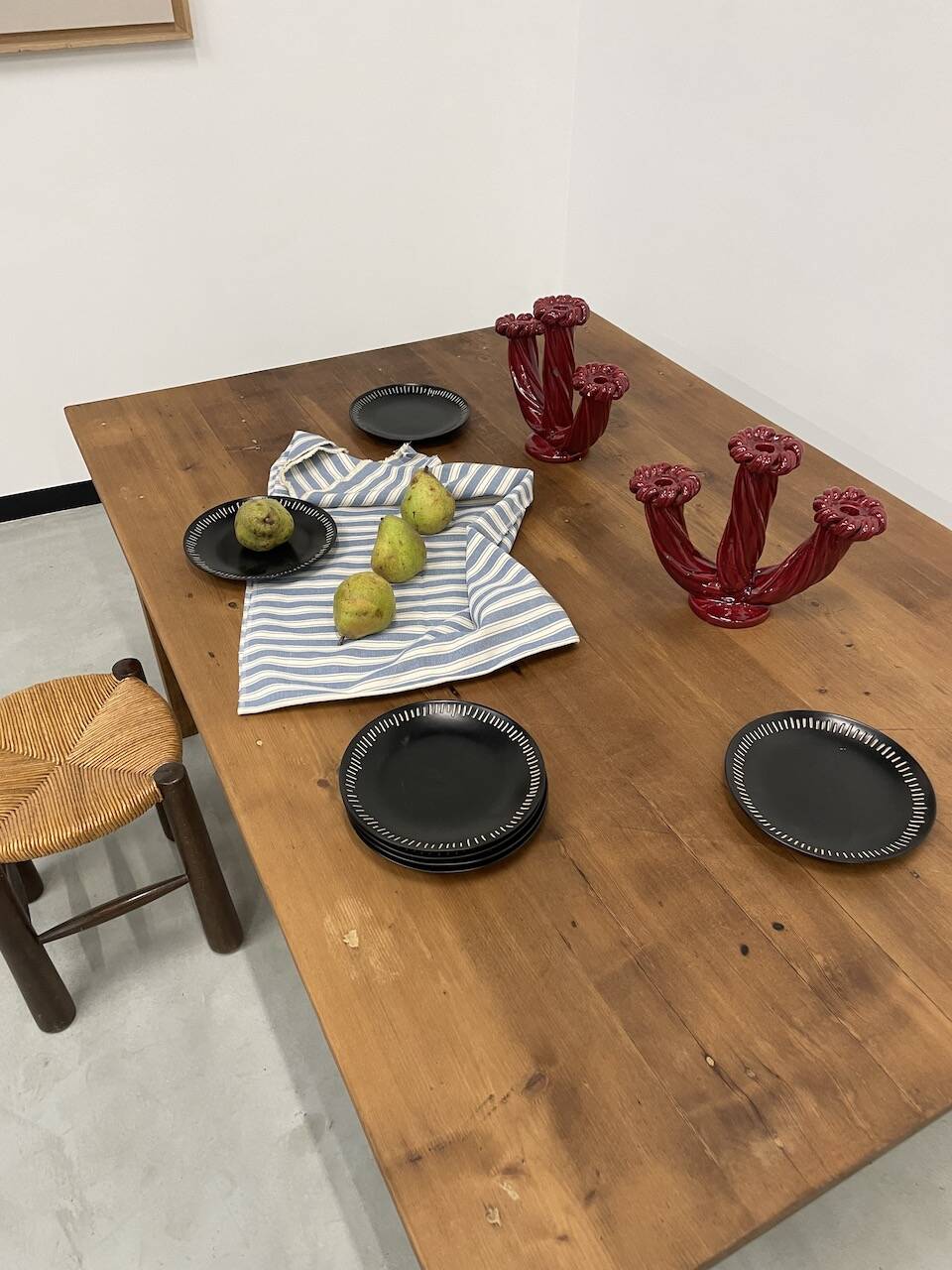 Pine farmhouse table 160 x 110 cm