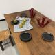 Pine farmhouse table 160 x 110 cm