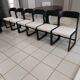 Suite of 6 chairs Sleigh Baumann vintage 1970s