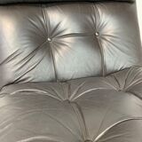 Brown leather heater