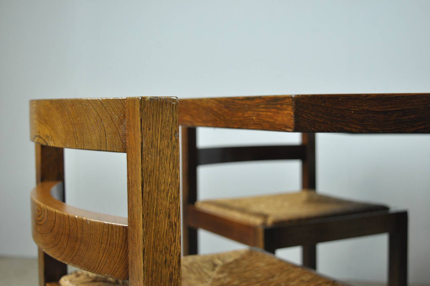 Modern vintage wengé dining table by OV Rotterdam, 1970s