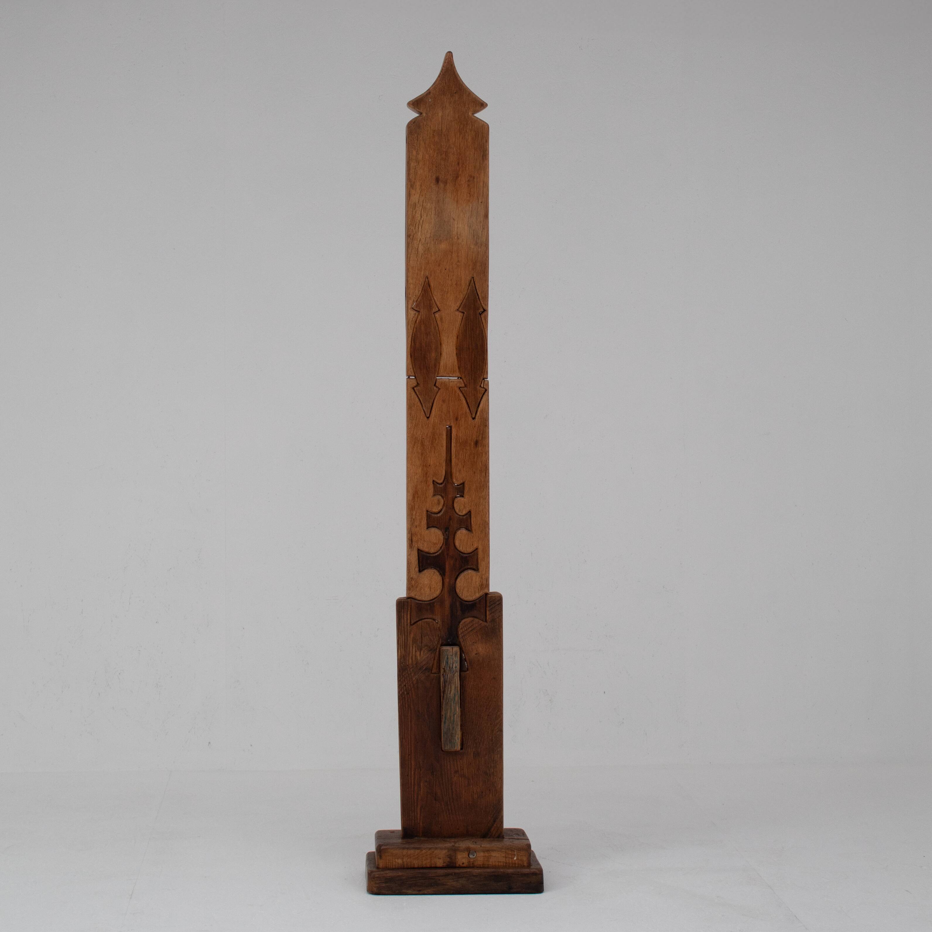 Set of 3 wooden sculptures by Luciano Bertolotto (Pompi)